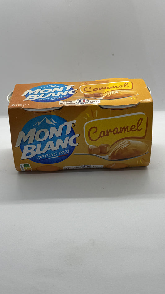 Mont Blanc Caramell Pudding