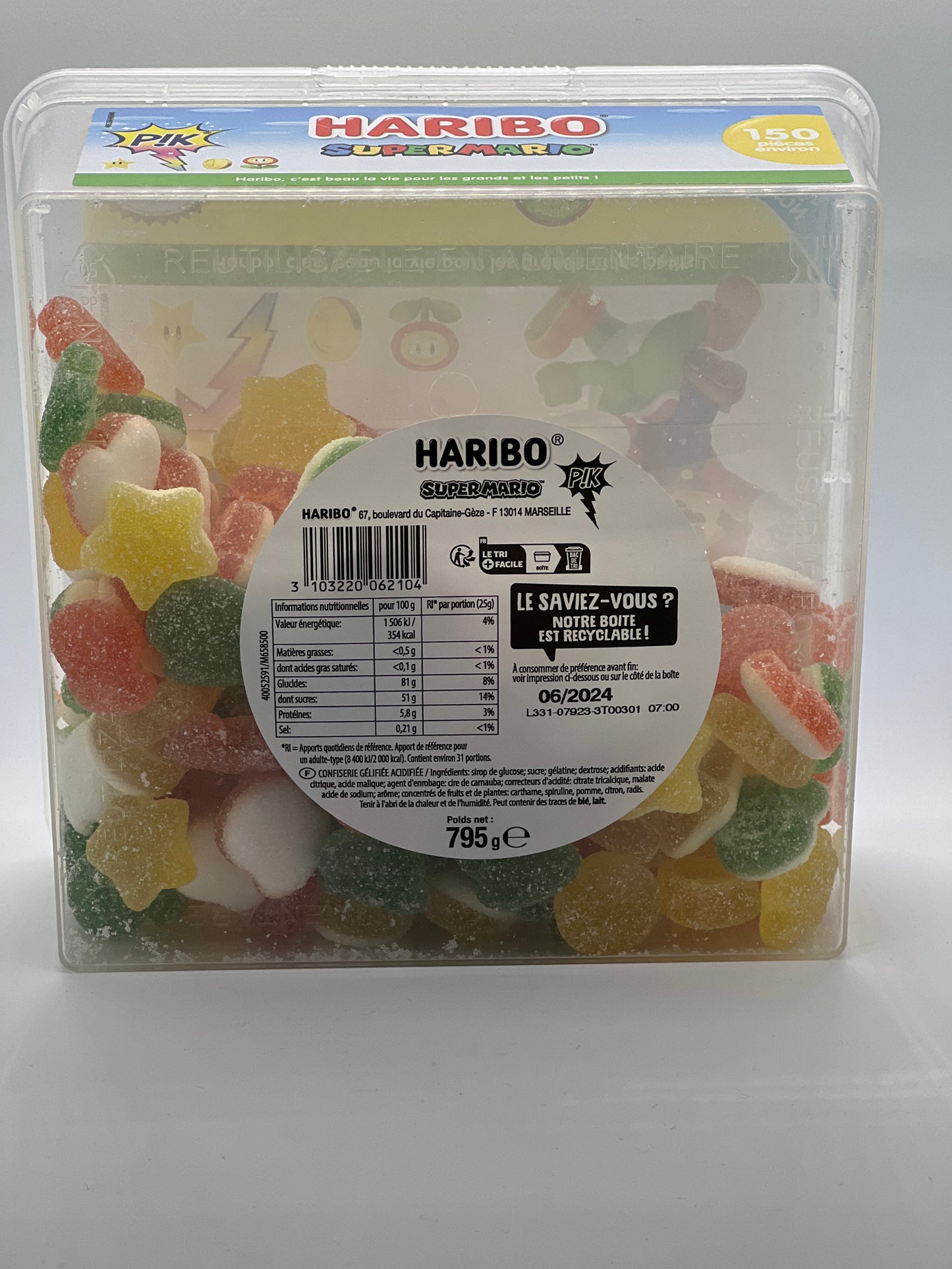 Haribo Super Mario Pik 795g