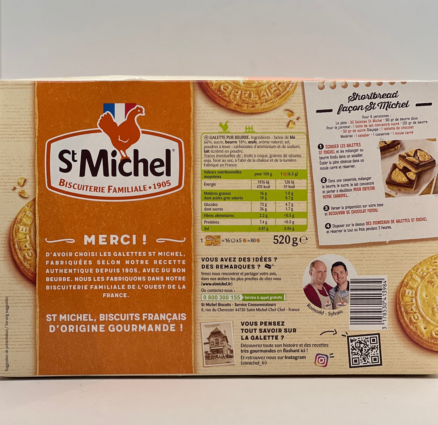 St Michel Buttergebäck 520g