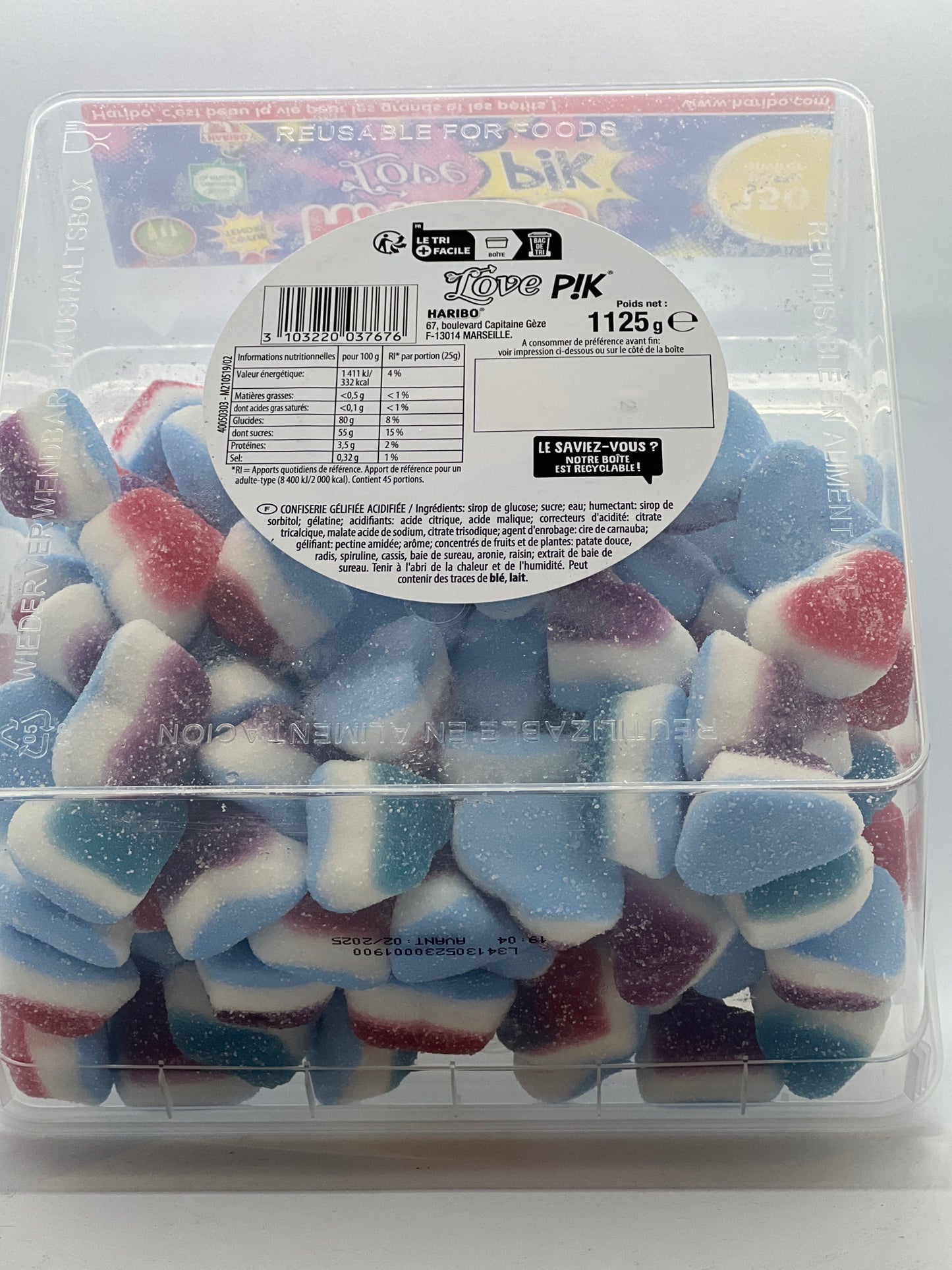 Haribo Love Pik 1125 g Box