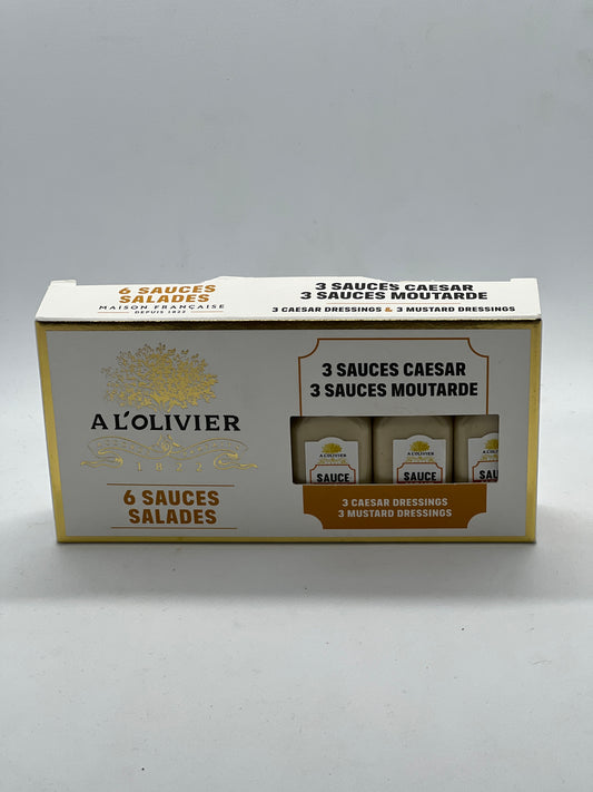 A L'Olivier Salat Soßen 6x 20 ml